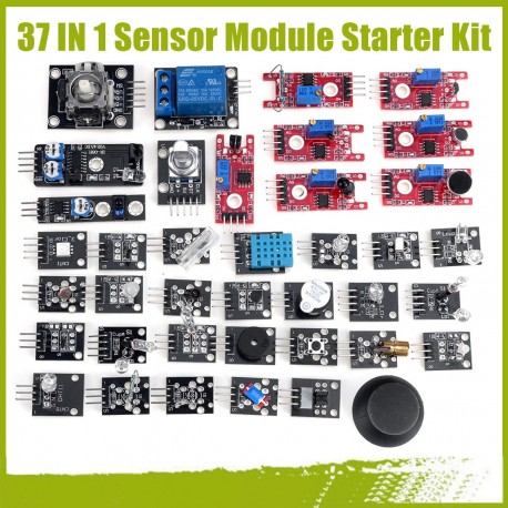Geekcreit® 37 In 1 Sensor Module Board Set Kit For Arduino Plastic Bag Package