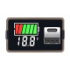 Voltmeter 18650 Li-ion Lipo Lithium 8-100V Lead Acid Battery Level Indicator Tester LCD Display
