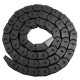 10*15mm L1000mm Opening Nylon Plastic Drag Chain With End Connectors for 3D Printer CNC Part