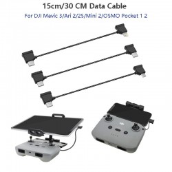 Data Cable For DJI Mavic 3/Ari 2/2S/Mini 2/OSMO Pocket 1 2 Drone IOS Type-C Micro-USB