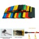 164Pcs Polyolefin Shrinking Assorted Heat Shrink Tube Wire Cable Insulated Sleeving Tubing Set