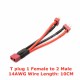 T plug Parallel Battery Connector Male/Female Cable