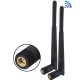 2pcs 8dbi Dual band WIFI Antenna 2.4G 5g 5.8G RP SMA Male