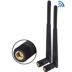 2pcs 8dbi Dual band WIFI Antenna 2.4G 5g 5.8G RP SMA Male