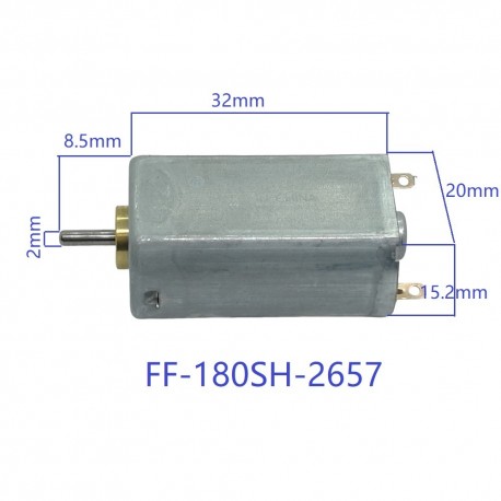 1PCS/LOT Micro Motor FF-180SH 5VDC FF-180SH-2657 1.2VDC FF-180SH-3825 Motor 180 for Electric Shaver, Toothbrush