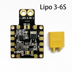 UAV Electric Board PDB-XT60 Through Machine Distribution Board ,Supports 3-6S Dual-Channel BEC 5V/2A 12V/0.5A