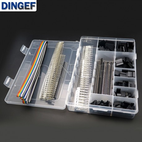 1550PCS/Set 2.54mm Dupont Connector Kit PCB Headers Male Female Pins Electronics Cable Jumper Wire Pin