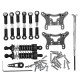 URUAV PY01 For WLtoys 1:18 A949 A959 A969 A979 K929 Upgraded Metal Parts Kit RC Vehicles Model