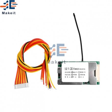 10S 36V 30A Li-ion Cell 18650 Battery Protection BMS PCB Board