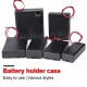 1Pcs 2 3 4 6 8 x AA AAA Battery Holder Storage Case Box With Switch & Cover for AAA AA 18650 9V Batteries