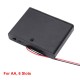 1Pcs 2 3 4 6 8 x AA AAA Battery Holder Storage Case Box With Switch & Cover for AAA AA 18650 9V Batteries