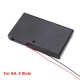 1Pcs 2 3 4 6 8 x AA AAA Battery Holder Storage Case Box With Switch & Cover for AAA AA 18650 9V Batteries