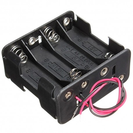 8 X 1.5V AA 2A CELL Battery Holder Storage Box standard 12V