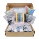 1900PCS Mega Electronic Component Assortment Kit Capacitors Resistors LED Transistors Diodes