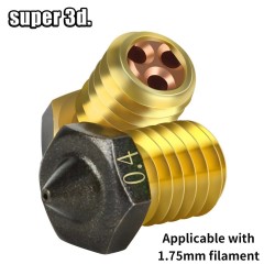 CHT clone Nozzle E3d V6 Brass PTFE Nozzle Coated Non Stick Filament High Flow nozzle Extruder