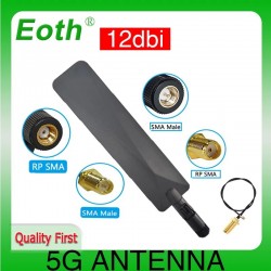 5G Antenna Stick 12DBi Antenna NB-LOT SMA Female Male Outdoor Watermplifier WiFi Booster High Gain 3400-4900mhz