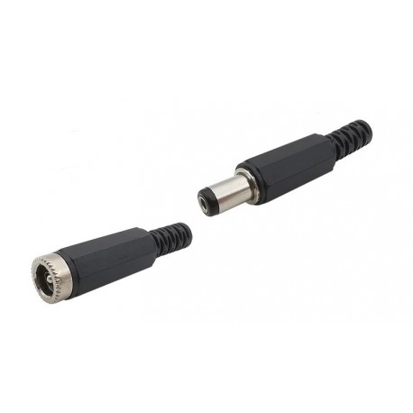 1 Pair DC Connectors 5.5x2.1mm