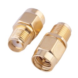 SMA Female Jack to RP-SMA Male Jack Center RF Coaxial Adapter