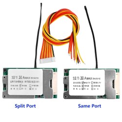 10S 36V 30A Li-ion Cell 18650 Battery Protection BMS PCB Board