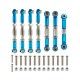 Wltoys 144001 144010 124007 124016 124016 124017 124019 Metal Front Rear Tie Rod Linkage Servo Link Rod