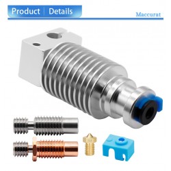 E3D V6 Hotend +Bimetal heatbreak for v6 Prusa voron Remote Short Direct Heat Sink range 1.75MM