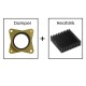 NEMA 17 Damper Meal & Stepper Motor Vibration Dampers Imported genuine shock absorber With Heat Sink for 42 stepper motor