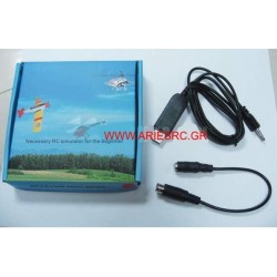 XTR USB Simulator Cable For 4CH-6CH PPM Transmitter- ESKY 