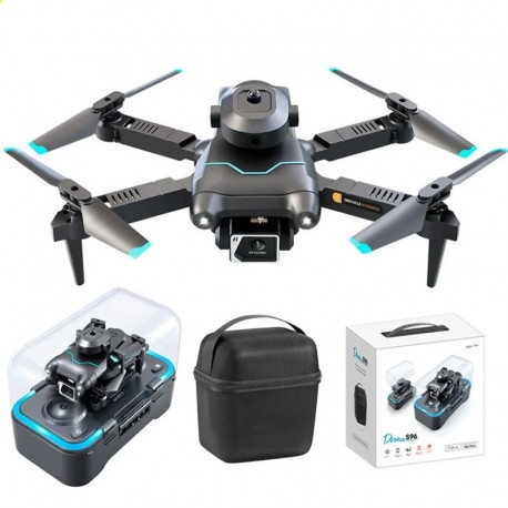 S96 WiFi FPV with 4K HD Dual Camera Obstacle Avoidance Optical Flow Positioning Foldable Quadcopter RTF