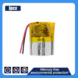 501015 60mAh 3.7V Lithium Polymer Rechargeable Battery