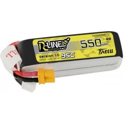 Tattu R-Line 550mAh 14.8V 4S1P 95C Lipo Battery with XT30