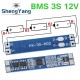 3S 11.1V 12.6V 10A PCB BMS Protection Board For 18650 Li-ion Lithium Battery Cell