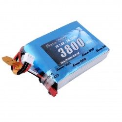 Gens ace 3800mAh 7.4V 2S1P TX Lipo Battery Pack with JST-SYP Plug
