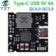 QC4.0 QC3.0 Type-C USB 5V 4A Boost Converter Step-Up Power Module Mobile Power Bank
