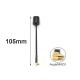 Micro Lollipop 5.8G RHCP Image Transmission Antenna 65/105/145MM ANGLE MMCX