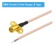 1pcs Single End SMA/RP-SMA Female to PCB Solder Pigtail RG316 Cable