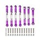 Wltoys 144001 144010 124007 124016 124016 124017 124019 Metal Front Rear Tie Rod Linkage Servo Link Rod