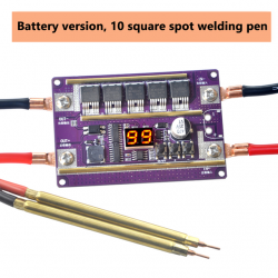 12V Spot Welder for 18650 Lithium Battery DIY Kits Power Adjustable Digital Spot Welding Machine