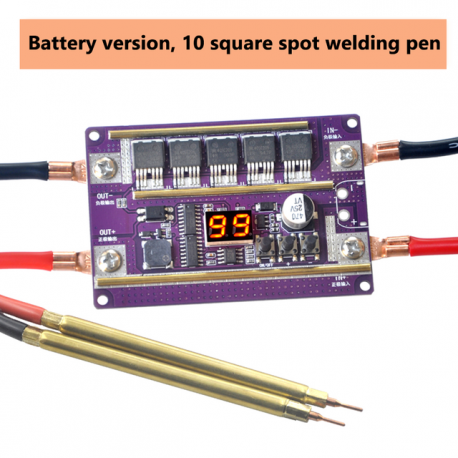 12V Spot Welder for 18650 Lithium Battery DIY Kits Power Adjustable Digital Spot Welding Machine