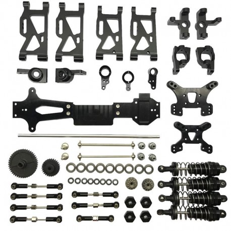 Metal Upgrade Adjustable Tie Rod Swing Arm Steering Cup Set of 20 For WLtoys 1/14 144001 144010