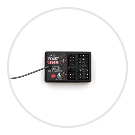 Flysky FS-R7P 2.4G ANT Protocol Receiver PWM Single Antenna For FS-G7P G4P ST8