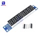 MAX7219 8 Digit LED Tube Display Control Module for Arduino 3.3V 5V Microcontroller Serial Driver 7