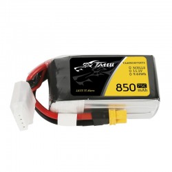 Tattu 850mAh 11.1V 75C 3S1P Lipo Battery Pack With XT60 plug