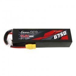 Tattu 6750mAh 14.8V 25C 4S1P Lipo Battery with XT90