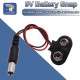 9V DC Battery Power Cable Plug Clip Barrel Jack Connector for Arduino