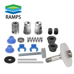Bmg Extruder kit Dual Drive Gear Hardened Steel Upgrade Feed Gear Extruder Kit For BMG