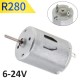 R280 RS360 R380 390 395 DC Motor 6V-24V 12V 12000-24000RPM Metal High Speed Micro Motor