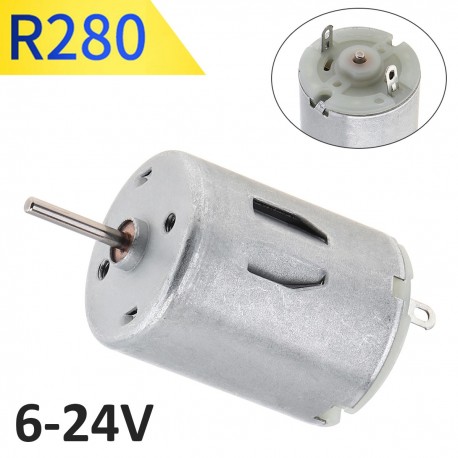 R280 RS360 R380 390 395 DC Motor 6V-24V 12V 12000-24000RPM Metal High Speed Micro Motor