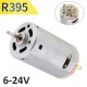 R280 RS360 R380 390 395 DC Motor 6V-24V 12V 12000-24000RPM Metal High Speed Micro Motor
