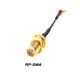 PandaRC MMCX to SMA/RP-SMA Female Adapter Connector Cable 70mm for PandaRC VT5804/Flytower