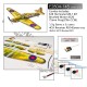 Dancing Wings Hobby E28 Hurricane MK.1 420mm Wingspan PP Magic Board Micro Warbird RC Airplane